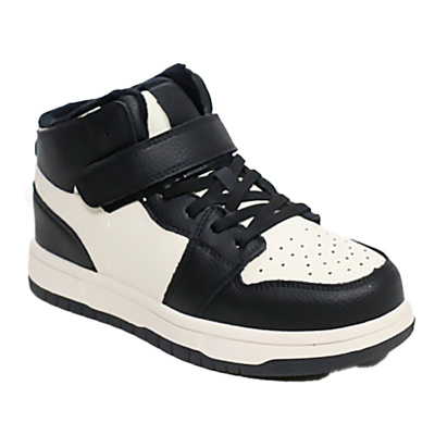 Ботинки для девочки Grunberg 158626/01-01 черно белые 1